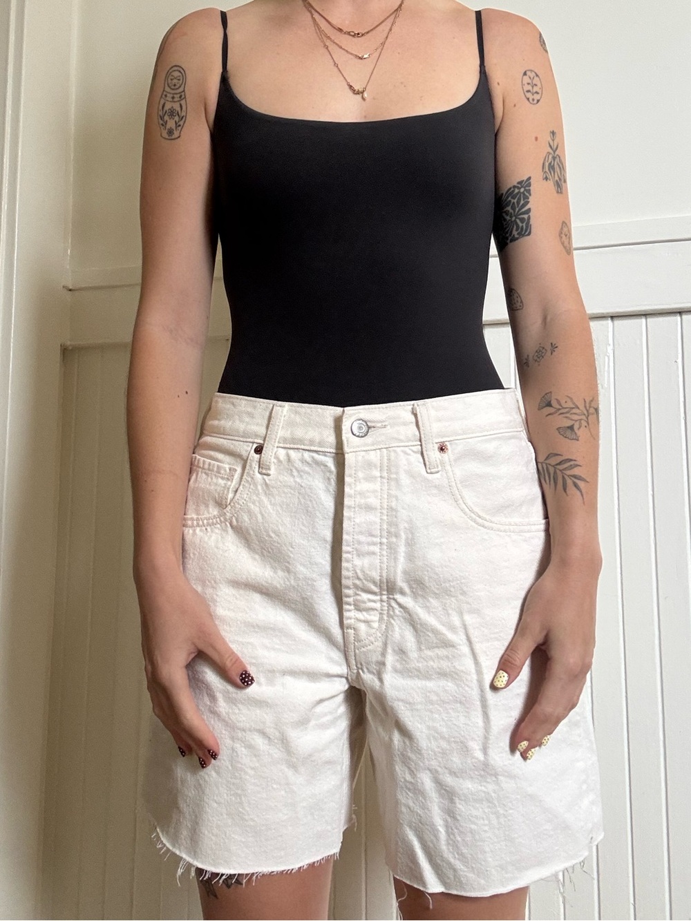 Black skims bodysuit